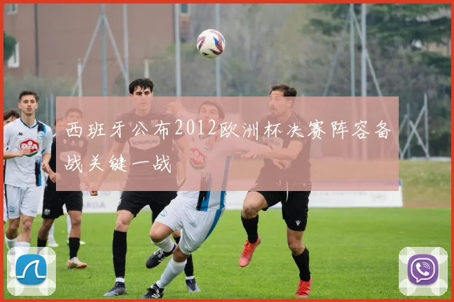 西班牙公布2012欧洲杯决赛阵容备战关键一战