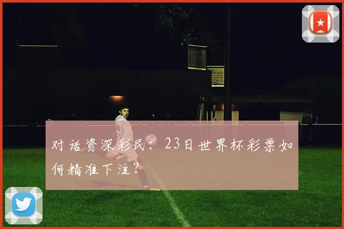 对话资深彩民：23日世界杯彩票如何精准下注？