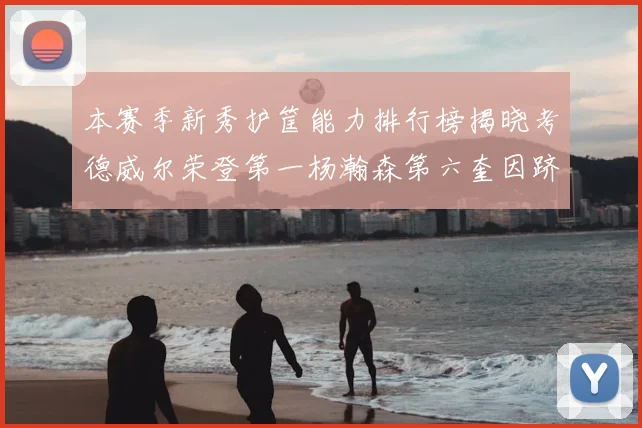 本赛季新秀护筐能力排行榜揭晓考德威尔荣登第一杨瀚森第六奎因跻身前十